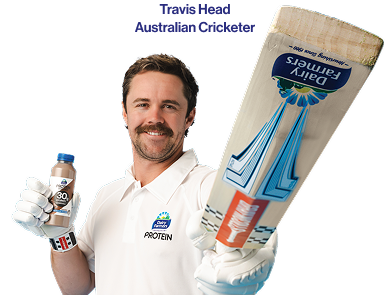 Travis Head with Cricket Bat